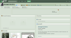Desktop Screenshot of deranged-galvatron.deviantart.com