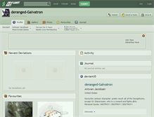 Tablet Screenshot of deranged-galvatron.deviantart.com