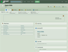 Tablet Screenshot of black-lilith.deviantart.com