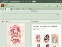 Tablet Screenshot of guava.deviantart.com