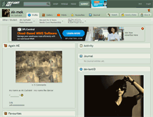 Tablet Screenshot of ak-mek.deviantart.com