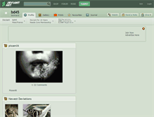 Tablet Screenshot of bd45.deviantart.com