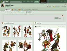Tablet Screenshot of eduardvisan.deviantart.com