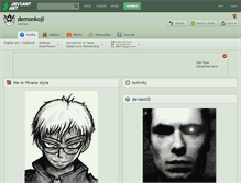 Tablet Screenshot of demonkoji.deviantart.com