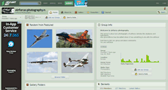Desktop Screenshot of airforce-photography.deviantart.com