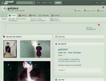 Tablet Screenshot of guiltybird.deviantart.com
