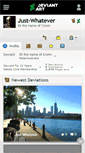 Mobile Screenshot of just-whatever.deviantart.com