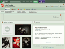 Tablet Screenshot of misericordia.deviantart.com