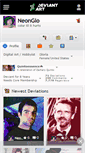 Mobile Screenshot of neonglo.deviantart.com