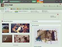Tablet Screenshot of helwa-shagia.deviantart.com