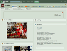 Tablet Screenshot of kinickki.deviantart.com