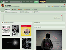 Tablet Screenshot of loranesia.deviantart.com