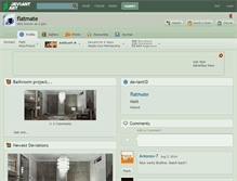 Tablet Screenshot of flatmate.deviantart.com