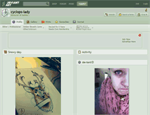 Tablet Screenshot of cyclops-lady.deviantart.com