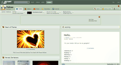 Desktop Screenshot of felinee.deviantart.com