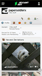 Mobile Screenshot of papersoldierx.deviantart.com
