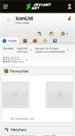 Mobile Screenshot of iconlist.deviantart.com
