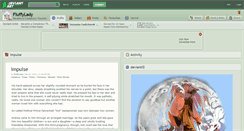Desktop Screenshot of fluffylady.deviantart.com