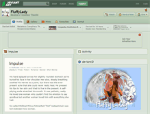 Tablet Screenshot of fluffylady.deviantart.com
