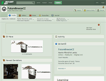 Tablet Screenshot of futurebreezecz.deviantart.com