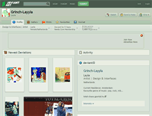 Tablet Screenshot of grinch-layyla.deviantart.com