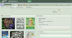 Desktop Screenshot of mystical-kaba.deviantart.com
