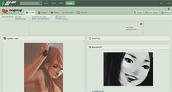 Desktop Screenshot of mogimogi.deviantart.com