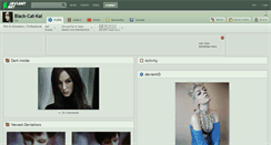 Desktop Screenshot of black-cat-kai.deviantart.com