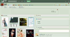 Desktop Screenshot of fangli.deviantart.com