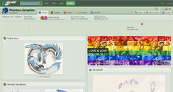 Desktop Screenshot of phantom-seraphim.deviantart.com