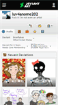 Mobile Screenshot of luv4anome202.deviantart.com