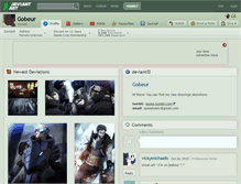Tablet Screenshot of gobeur.deviantart.com