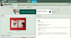 Desktop Screenshot of angel-of-grief.deviantart.com