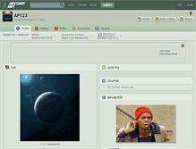 Tablet Screenshot of ap123.deviantart.com