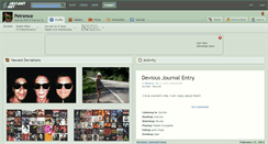 Desktop Screenshot of petrence.deviantart.com