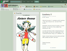 Tablet Screenshot of anti-kotone.deviantart.com