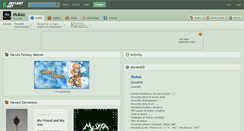 Desktop Screenshot of mukaz.deviantart.com