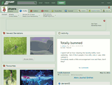 Tablet Screenshot of phoera.deviantart.com