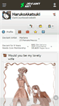 Mobile Screenshot of harukoakatsuki.deviantart.com