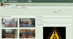 Desktop Screenshot of gazzakid.deviantart.com