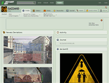 Tablet Screenshot of gazzakid.deviantart.com