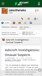 Mobile Screenshot of calextheneko.deviantart.com