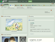 Tablet Screenshot of melzilla.deviantart.com