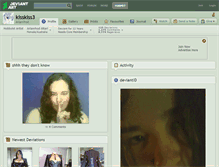 Tablet Screenshot of kisskiss3.deviantart.com