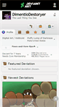 Mobile Screenshot of dimentiodestoryer.deviantart.com