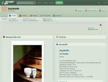 Tablet Screenshot of joyparade.deviantart.com