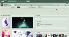 Desktop Screenshot of nu-xart.deviantart.com