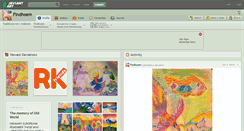 Desktop Screenshot of findhoem.deviantart.com