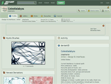 Tablet Screenshot of celestialabyss.deviantart.com
