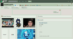 Desktop Screenshot of murasaki-ayame.deviantart.com